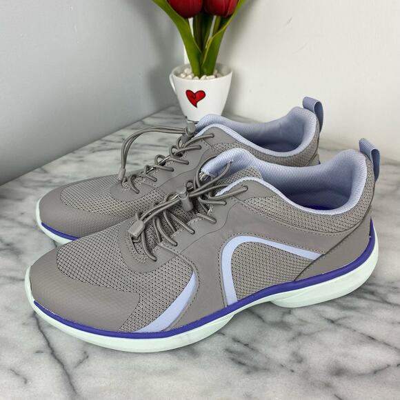 NEW VIONIC Grey Mesh Olessa Trainers Sneaker Shoes Size 6.5 Comfort Orthopedic - Picture 1 of 8